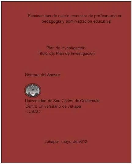 Guía para la elaboración del Plan de Investigación - Monografias.com Guía para la elaboración del Plan de Investigación - Monografias.com