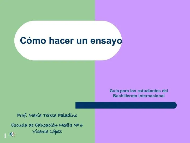 GuíA Para Realizar Ensayos