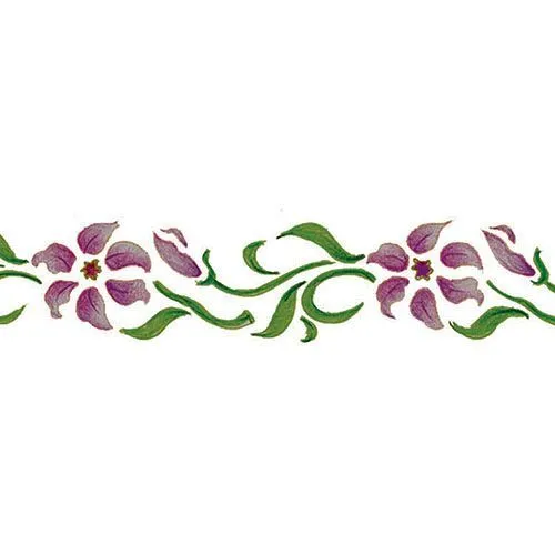 Guia de flores, Estarcido, Mosaicos