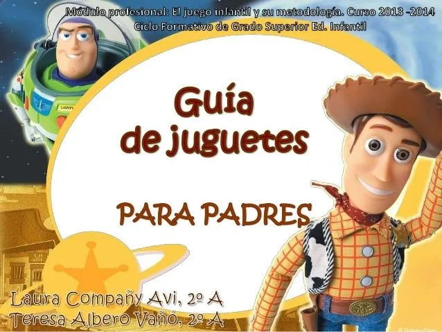Guía de juguetes para padres basada en Toy Story