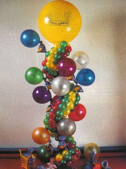 Portasouvenirs y sorpresas con globos - Guía de MANUALIDADES