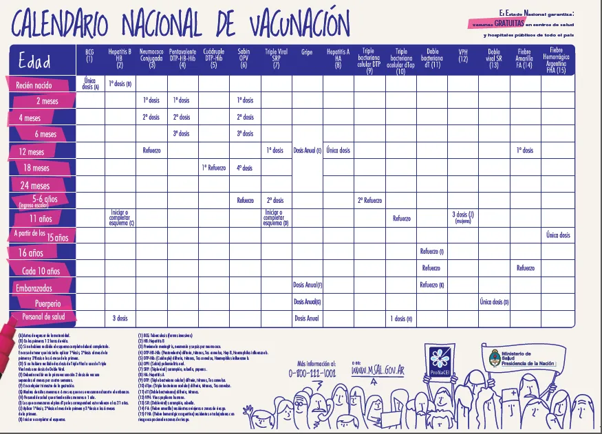 Guía para padres primerizos: Calendarios de vacunación infantil.