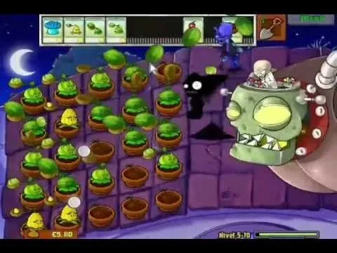 Guia Plantas vs Zombies AVENTURA Tejado Nivel 5-10 Dr. Zomboss ... Guia Plantas vs Zombies AVENTURA Tejado Nivel 5-10 Dr. Zomboss ...