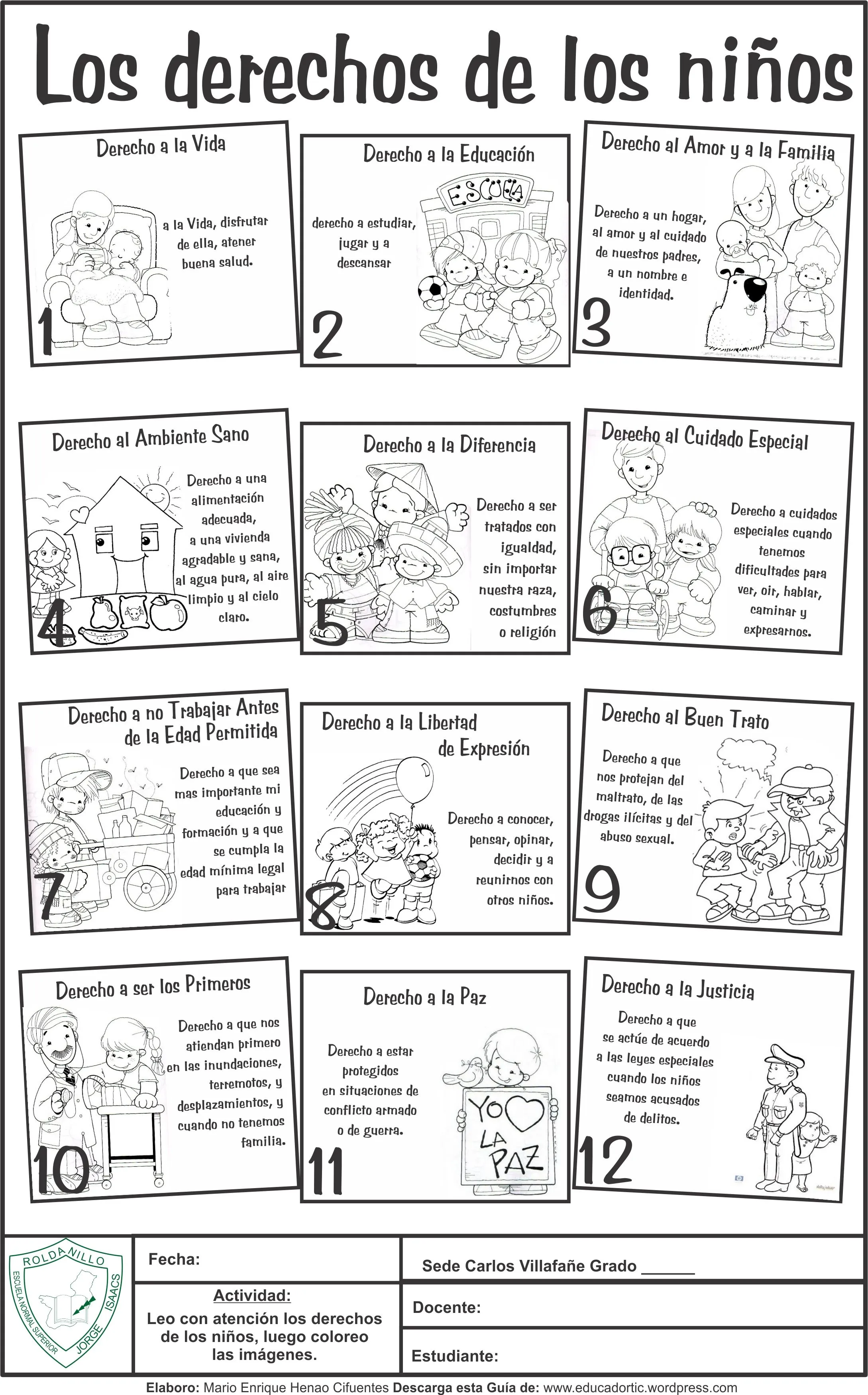 Guía para Primaria Derechos de los niños | Mario Guía para Primaria Derechos de los niños | Mario