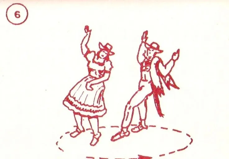Guía Turística del Huila: Dibujo del baile Bambuco Guía Turística del Huila: Dibujo del baile Bambuco