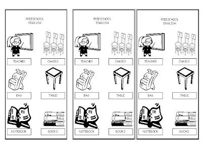 Guia de los útiles escolares school suplies para imprimir