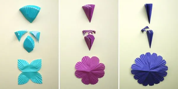 Guirnalda de flores luminosas - Guía de MANUALIDADES Guirnalda de flores luminosas - Guía de MANUALIDADES