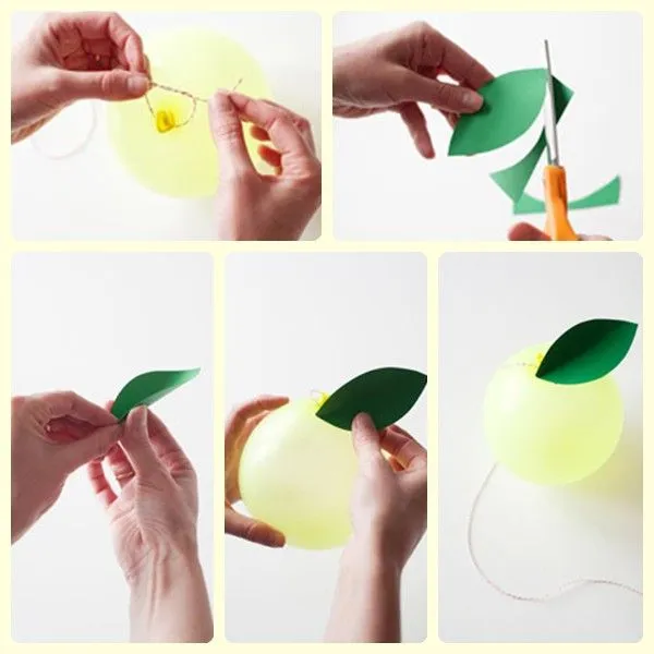 Una guirnalda de globos para un cumpleaños