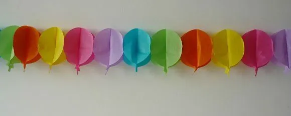 Guirnalda de papel globo-Suministros de fiestas y eventos ...