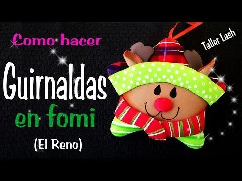 COMO HACER GUIRNALDAS EN FOMI (HOMBRE DE NIEVE) - Phimtk