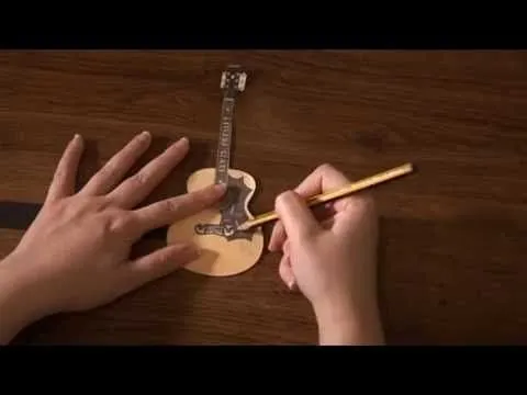 Guitarra Acústica. Paso 1: Molde de Goma Eva | tutoriales goma eva ...