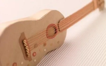 como hacer una guitarra de carton | yosoycreativa como hacer una guitarra de carton | yosoycreativa
