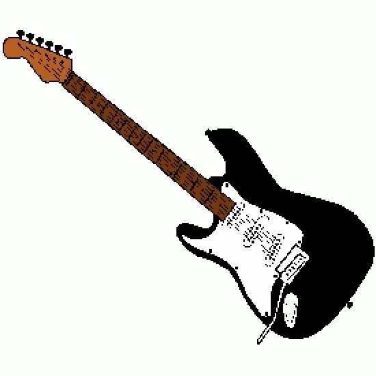 Guitarra eléctrica - varios dibujos libres para colorear en línea Guitarra eléctrica - varios dibujos libres para colorear en línea
