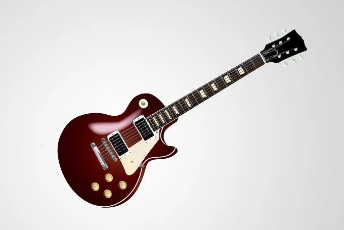 Guitarra eléctrica Vector Clip Art (gratis), free vector - 365PSD.com