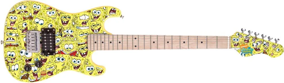 Guitarras de dibujos animados