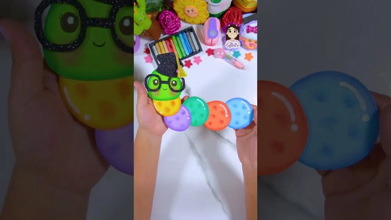 ▷ Gusano graduado de colores y gafas | MOLDE GRATIS ▷ Gusano graduado de colores y gafas | MOLDE GRATIS