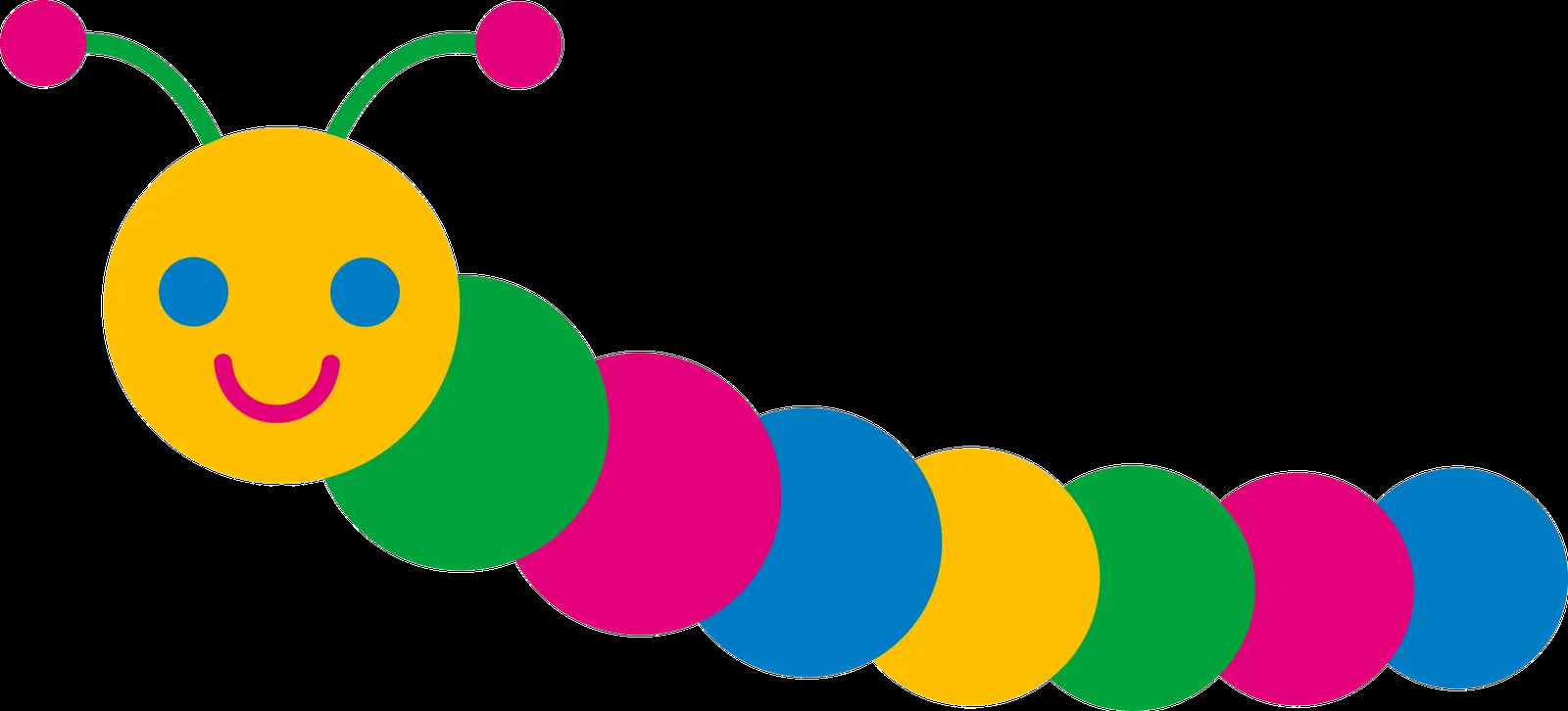Gusanos para colorear infantiles - Imagui