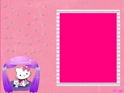 Me gusta la clase de religión: Marcos para fotos de Hello Kitty Me gusta la clase de religión: Marcos para fotos de Hello Kitty