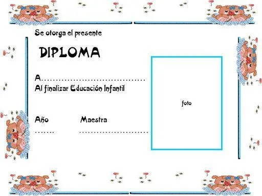 Me gusta la clase de religión: Diplomas para imprimir