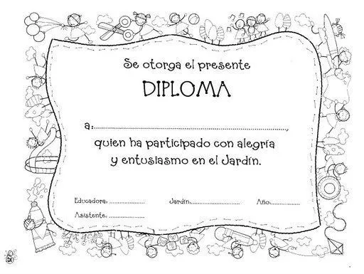 Me gusta la clase de religión: Diplomas para imprimir