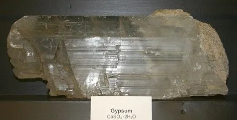 Gypsum Mineral Information photos and Facts, plaster manufacturing
