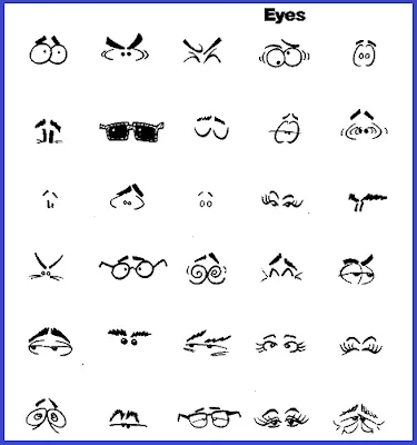 Ojos de caricaturas - Imagui