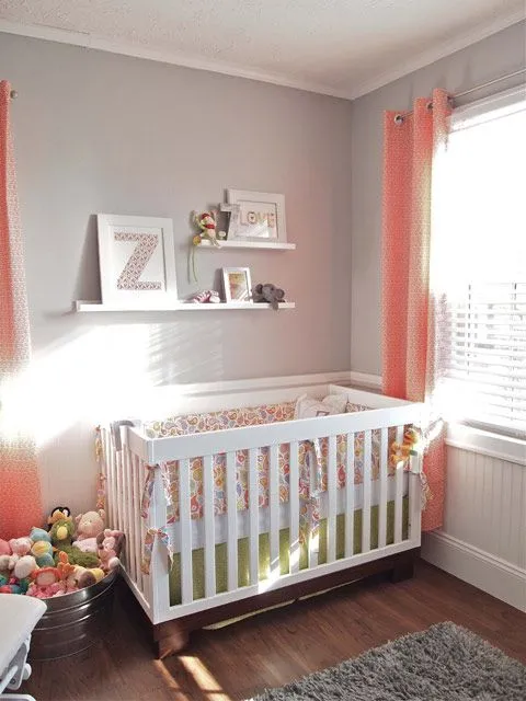 Habitación bebé en gris y rosa > Decoracion Infantil y Juvenil ... Habitación bebé en gris y rosa > Decoracion Infantil y Juvenil ...