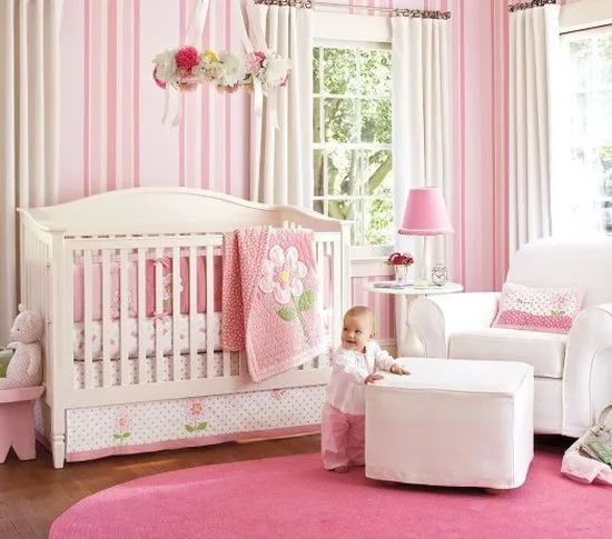 Habitaciones para bebé niña - Dormitorios colores y estilos Habitaciones para bebé niña - Dormitorios colores y estilos