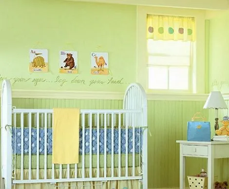 Habitaciones de bebés en color verde - Imagui