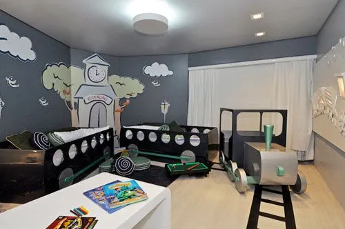 Habitaciones de bebes gemelos o mellizos | Decoideas.Net