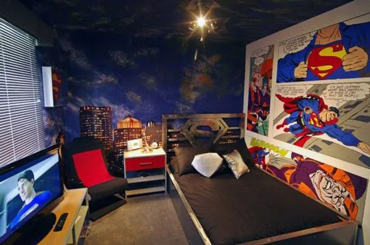 8 Habitaciones decoradas de Superhéroes — Habitaciones Tematicas 8 Habitaciones decoradas de Superhéroes — Habitaciones Tematicas
