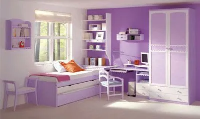 Habitaciones infantiles en color lila | Decoración y Moda Infantil