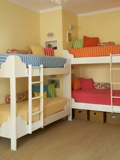 Habitaciones infantiles con literas, ideas para decorar ...