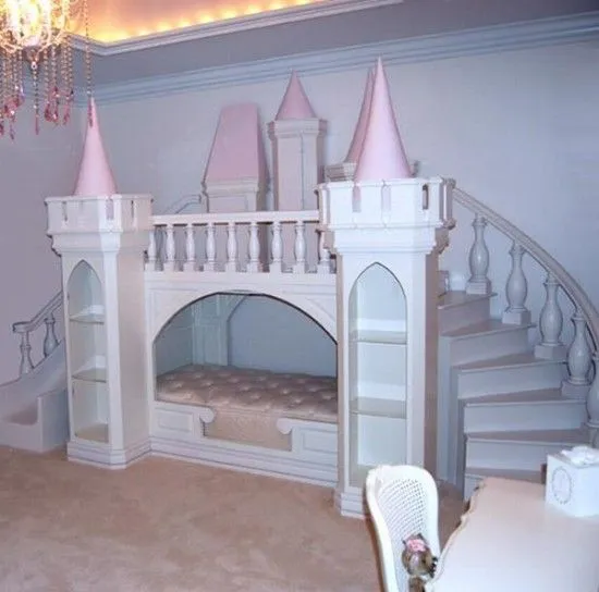 HABITACIONES DE PRINCESAS CON CASTILLOS Sleeping Beauty Castle Bed ...