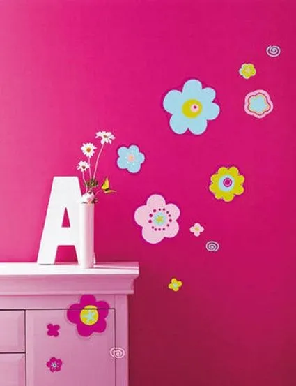 Habitaciones temáticas, flores para niñas - Decoracion - EstiloPeques