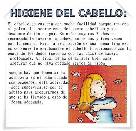 HÁBITOS DE HIGIENE PERSONAL EN NIÑOS Y NIÑAS DE 1er.GRADO DE ...