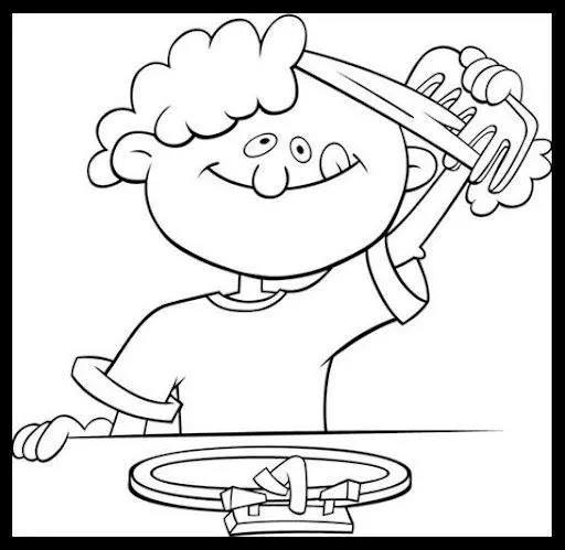 Hábitos de vida saludable para niños para colorear - Imagui Hábitos de vida saludable para niños para colorear - Imagui