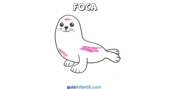 Cómo hacer, paso a paso, un dibujo de una foca