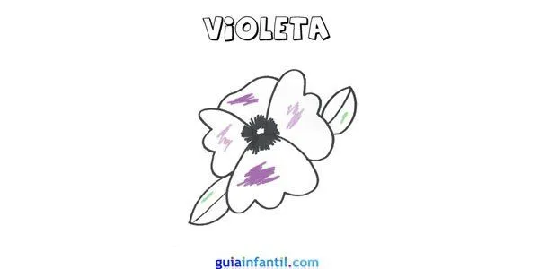 Cómo hacer, paso a paso, un dibujo de una violeta Cómo hacer, paso a paso, un dibujo de una violeta