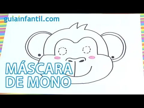Cómo dibujar una máscara de mono para niños - YouTube Cómo dibujar una máscara de mono para niños - YouTube
