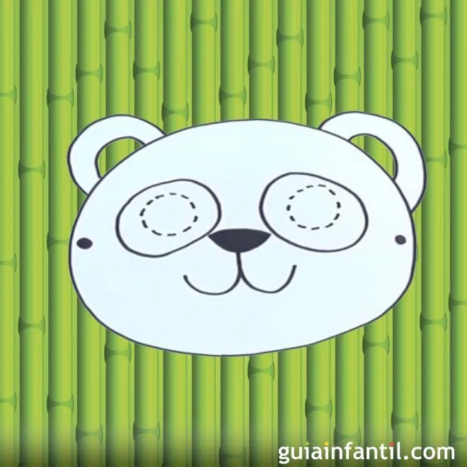 Cómo hacer, paso a paso, una máscara de oso panda Cómo hacer, paso a paso, una máscara de oso panda