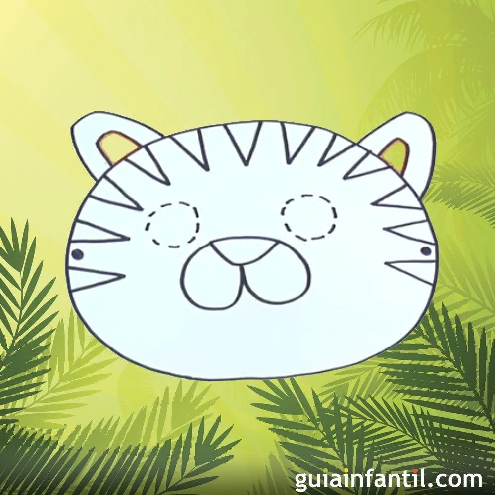 Cómo hacer, paso a paso, una máscara de tigre Cómo hacer, paso a paso, una máscara de tigre