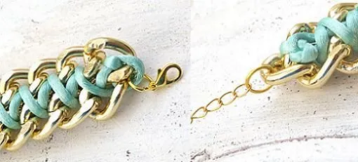 Pulserasdiy | Hacer pulseras con cadenas y cola de ratón