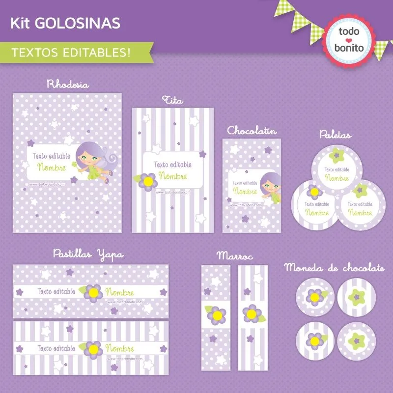 Etiquetas para dulces gratis - Imagui