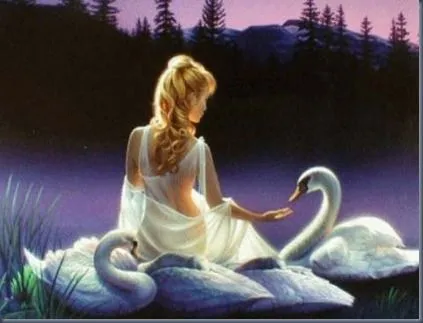 HADAS: HADAS DE LOS ESTANQUES (doncellas cisnes)