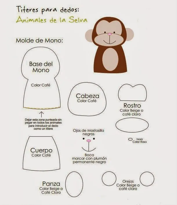 Hakuna Matata: Títeres de animales de la selva de goma Eva para ... Hakuna Matata: Títeres de animales de la selva de goma Eva para ...