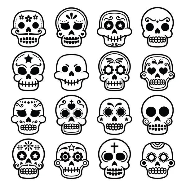 Halloween, Calavera de azúcar mexicana, Dia de los Muertos - los ...
