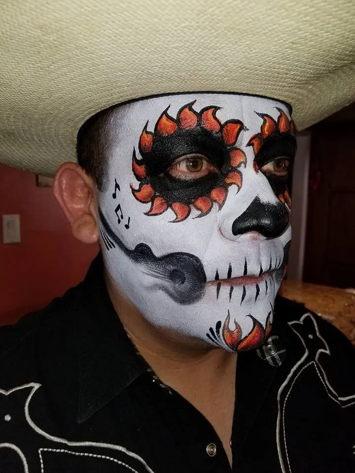 Halloween costumes makeup, Skull face paint, Halloween makeup Halloween costumes makeup, Skull face paint, Halloween makeup