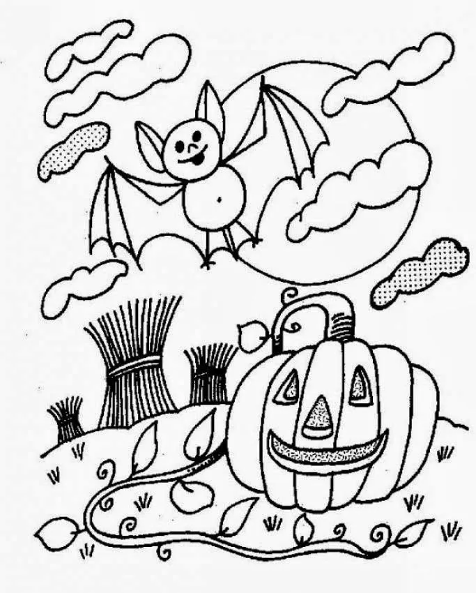 Halloween - Dibujos para colorear - Ciclo Escolar