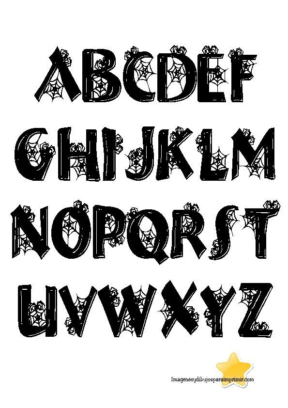 Halloween | Estilos de letras, Alfabeto letras bonitas, Abecedario Halloween | Estilos de letras, Alfabeto letras bonitas, Abecedario